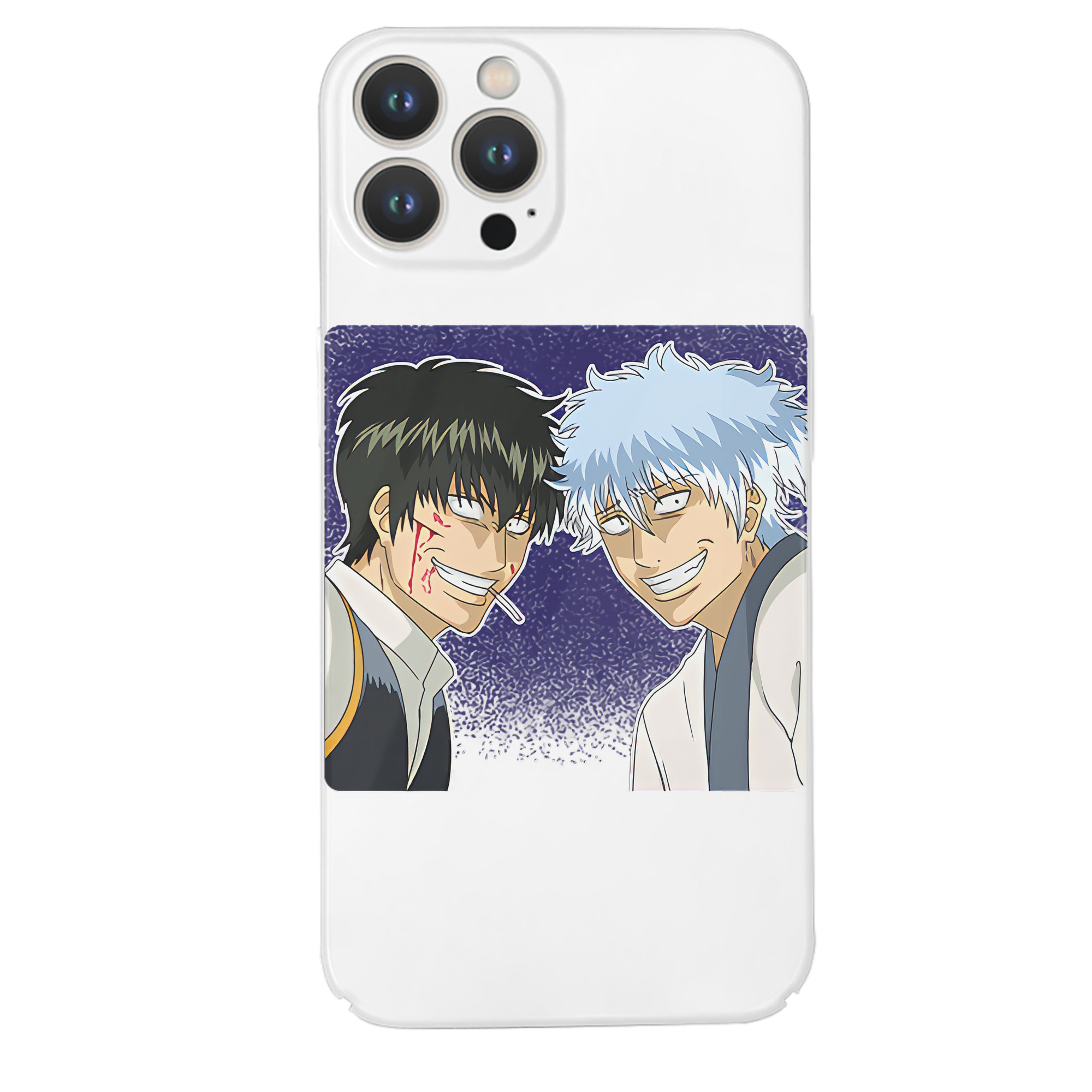 （画像用） ぎんたま 坂田銀時（さかたぎんとき） 神楽 志村新八（しむら しんぱち） GINTAMA Sakata Gintoki Kagura Shimura Shinpachi 【iPhone 14シリーズ対応】ハードケース
